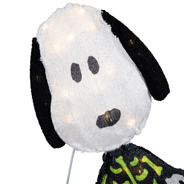 Northlight LED Lighted Skeleton Snoopy Halloween Yard Decoration