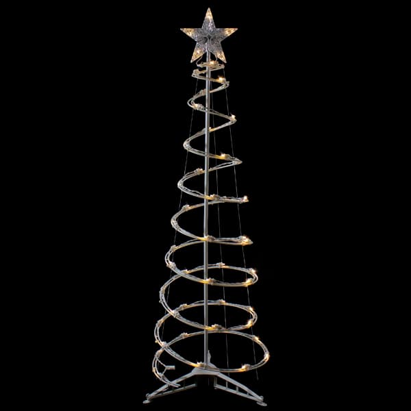 Northlight Seasonal 4ft. Warm White LED Spiral Cone Tree