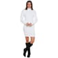 Juniors Almost Famous&#40;tm&#41; Mock Neck Cable Knit Sweater Dress - image 1