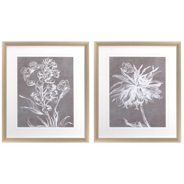 Propac Images&#40;R&#41; 2pc. Botanical Stamp Wall Art - image 