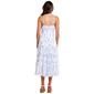 Juniors Trixxi Floral Smocked Waist Tier Midi Dress - image 2