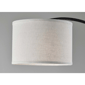 Simplee Adesso Jace Floor Lamp with Off-White Shade - image 7