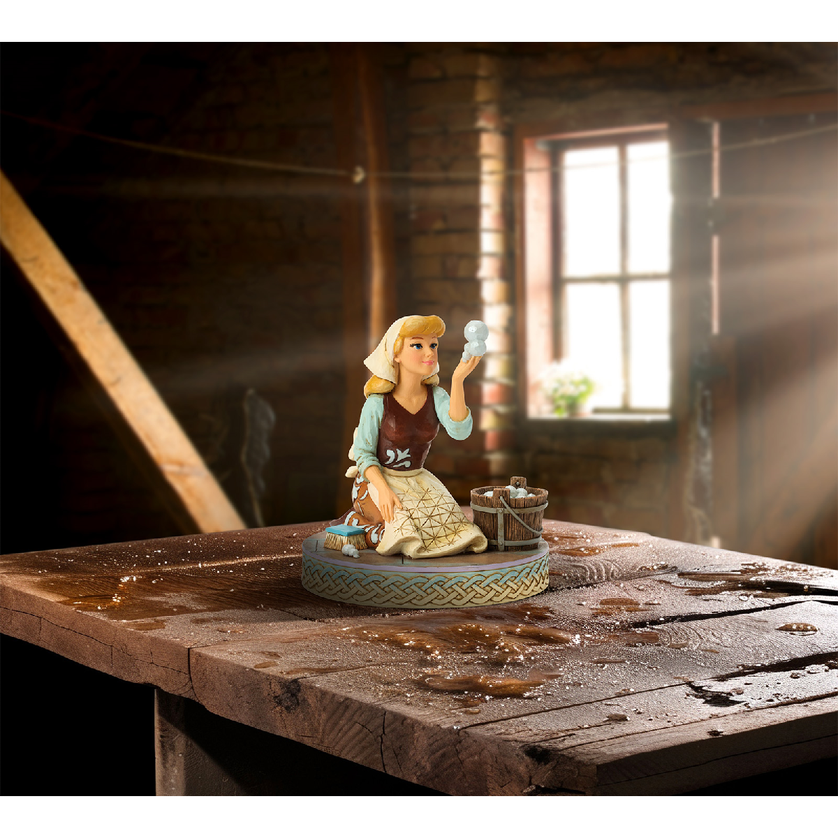 Jim Shore Disney Traditions Cinderella Bubbles Figurine