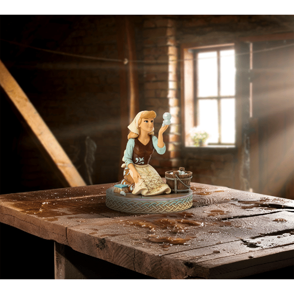 Jim Shore Disney Traditions Cinderella Bubbles Figurine