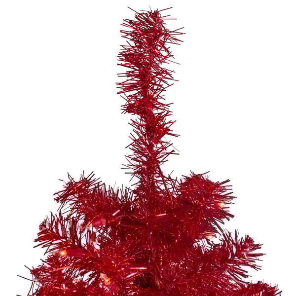 Northlight Seasonal 4ft. Pre-Lit Red Artificial Christmas Tree
