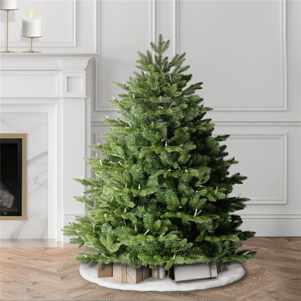 Puleo International 4.5ft. Pre-Lit Noble Fir Christmas Tree
