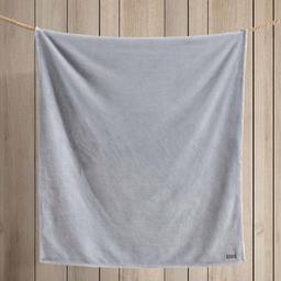 Eddie Bauer Ultra Lux Plush Solid Plush-Fleece Throw