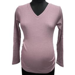 Womens Times Two Side Ruched Waffle Knit Maternity Tee