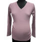 Womens Times Two Side Ruched Waffle Knit Maternity Tee - image 3