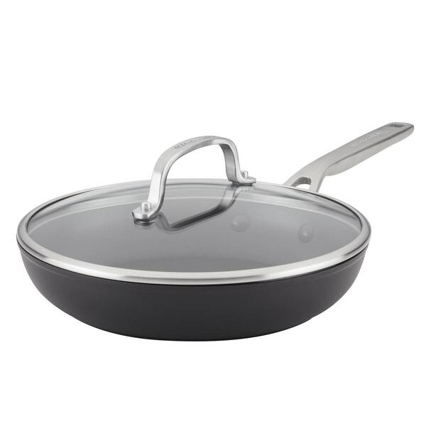 KitchenAid Hard Anodized Induction Frying Pan with Lid -10-Inch - image 