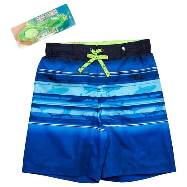 Boys (8-20) ZeroXposur Tidal Reef Board Shorts & Goggles
