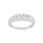 Marsala Clear Cubic Zirconia Puffed Ring - image 1