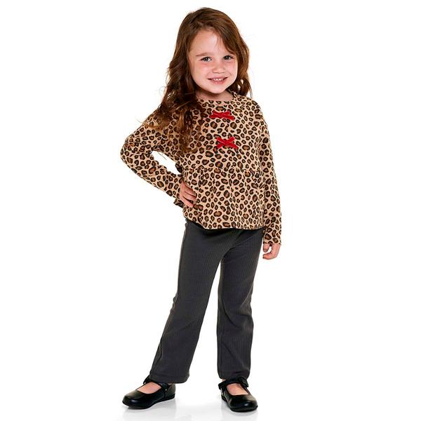 Toddler Girl Carter''s(R) 2pc. Leopard Long Sleeve Top & Pants Set - image 