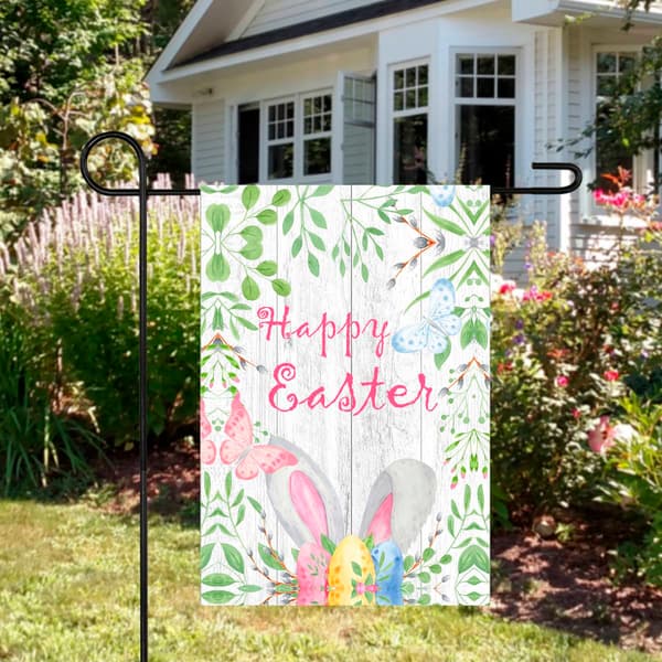 Northlight Seasonal Happy Easter Bunny Ears Garden Flag