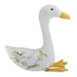 Northlight Seasonal Plush Floral Goose Figurine - image 1