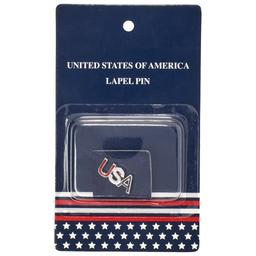 Mens American Heritage USA Letters Lapel Pin