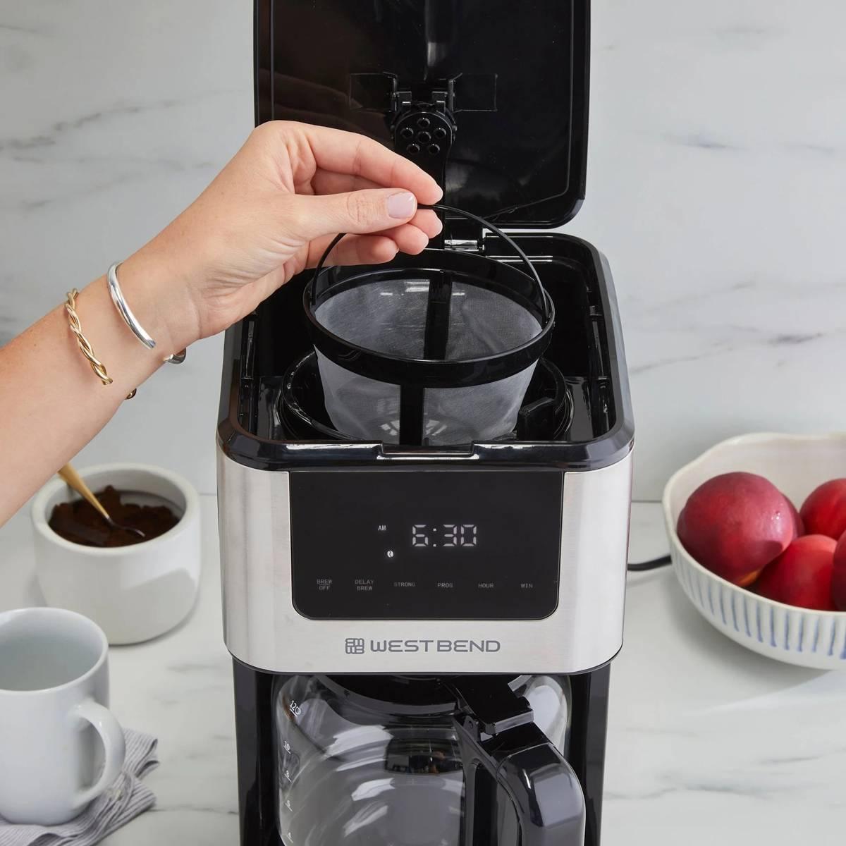 West Bend 12 Cup Touchscreen Coffee Maker