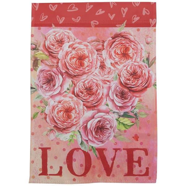 Northlight Seasonal Love Rose Bouquet Outdoor Garden Flag - image 