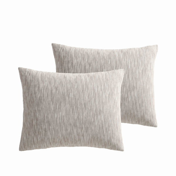Palm Aire Theo 3pc. Taupe Gauze Cotton Comforter Set