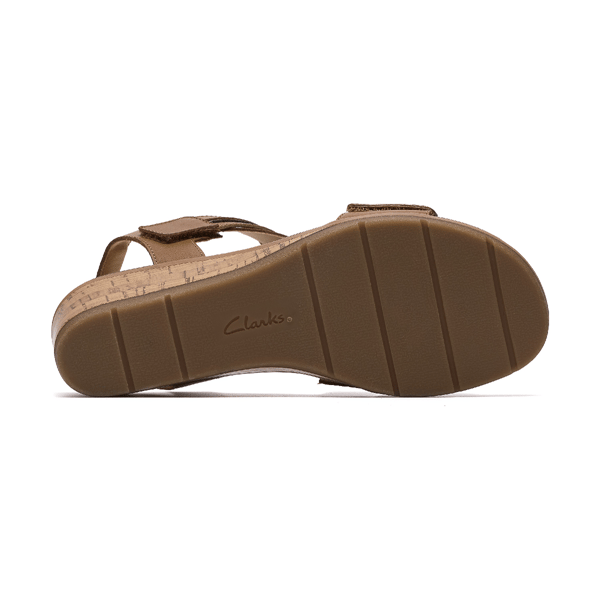 Womens Clarks® Collection Kacha Wave Wedge Sandals