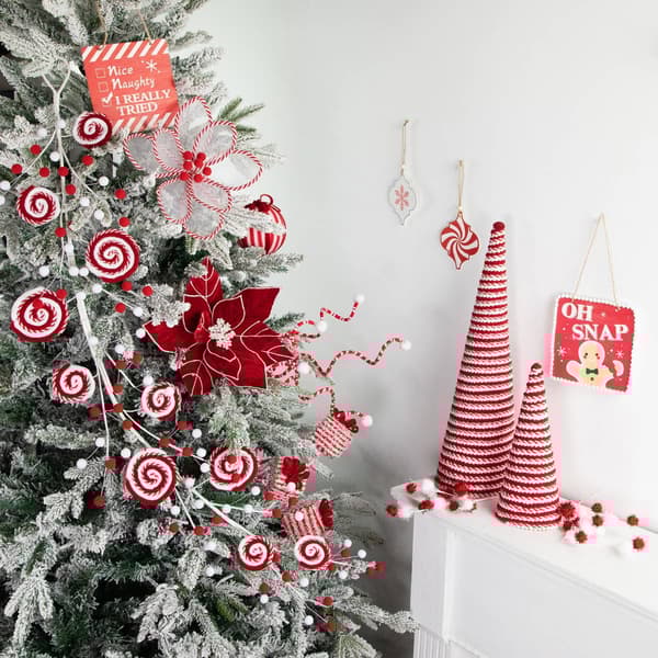 Northlight Seasonal 30in. Striped Candy Cane Swirls Pick
