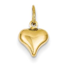 Gold Classics(tm) 14kt. Gold Mini Puffed Heart Charm