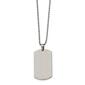 Mens Gentlemen's Classics&#8482; Rounded 2mm Edge Dog Tag Necklace - image 2