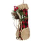 Northlight Seasonal 5.75in. Burlap Christmas Stocking Ornament - image 4