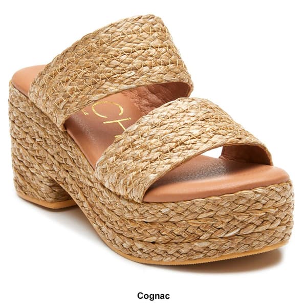 Womens Beach by Matisse Ocean Ave Heeled Slide Sandals