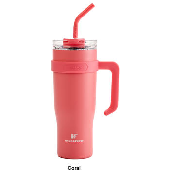 New 40 oz Hydraquench Stainless Steel Tumbler with Handle Red
