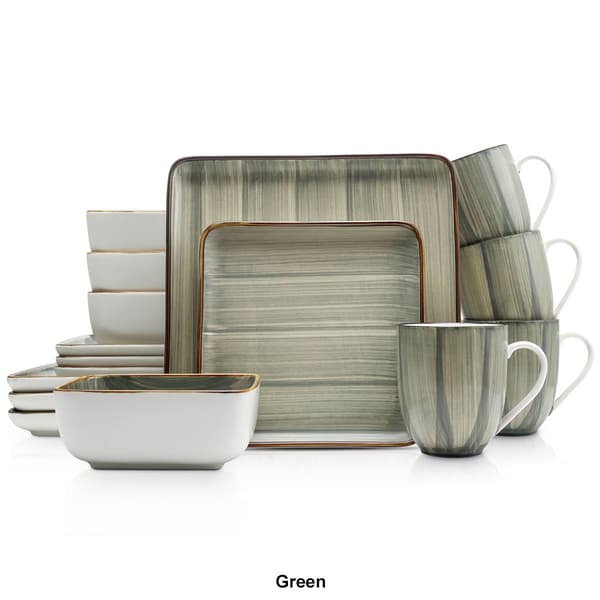 Stone Lain Esmeralda 16pc. Porcelain Dinnerware Set