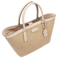 Tommy Bahama Woven Straw Beach Tote with Pineapple Charm - image 6