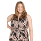 Plus Size R&M Richards Sleeveless Foil Evening Gown - image 3
