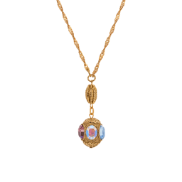 1928 28in. Multi-Color Multi-Sided Pendant