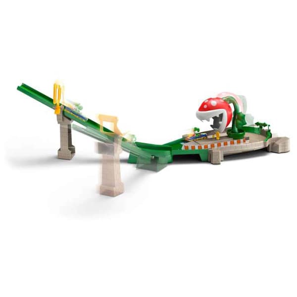 Hot Wheels Mario Kart Piranha Plant Track Set