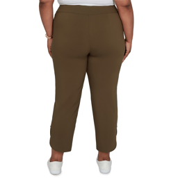 Plus Size Emaline La Vita Costiera Pull On Straight Leg Pants