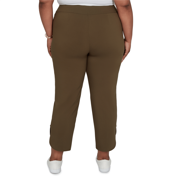 Plus Size Emaline La Vita Costiera Pull On Straight Leg Pants
