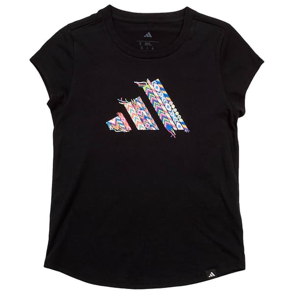 Girls (7-16) adidas(R) Short Sleeve Friendship Bracelet Tee