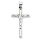 Unisex Gold Classics(tm) 14kt. White Gold Crucifix Pendant - image 1