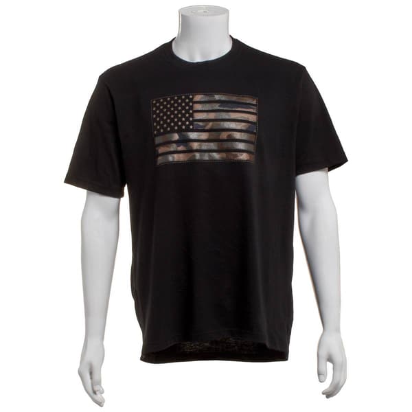 Mens Buckhorn River Camo Flag Tee - image 