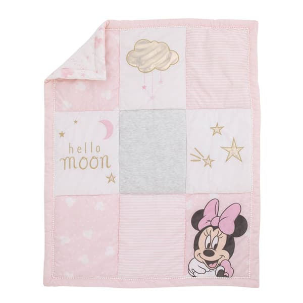 Disney 3pc. Minnie Mouse Twinkle Twinkle Crib Bedding Set