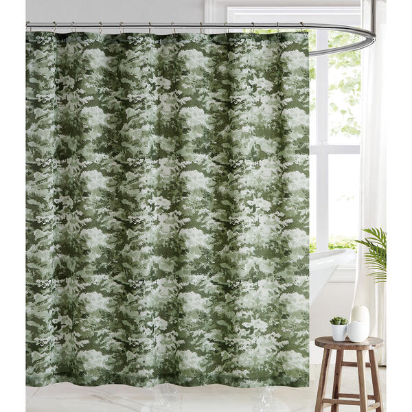 Brooklyn Loom Sahara Camouflage Shower Curtain - image 