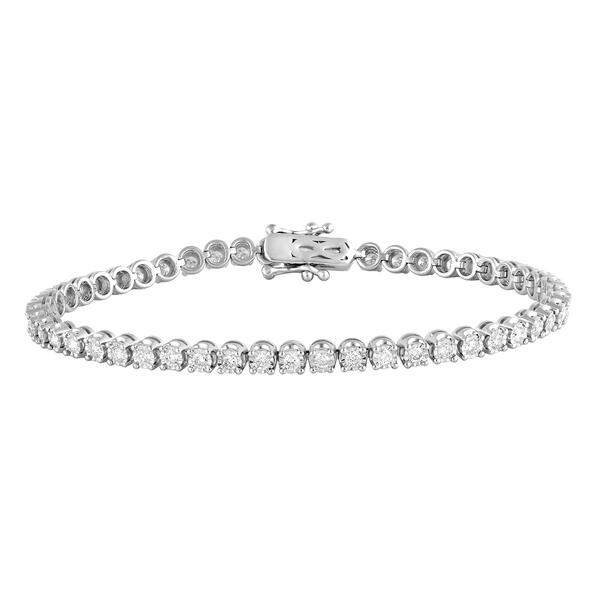Nova Star&#40;R&#41; Sterling Silver 1 3/4ctw. Lab Grown Diamond Bracelet - image 
