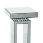 9th & Pike® Silver Wood Glam Pedestal Table - image 7