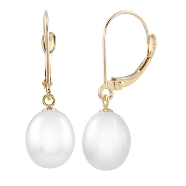 Gold Classics&#40;tm&#41; Fresh Water Cultured Pearl 10kt. Earrings - image 