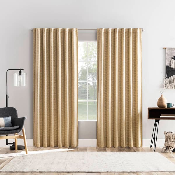 Sun Zero Thermal Lined Arvid Back Tab Blackout Panel Curtain - image 