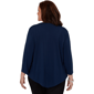 Plus Size Alfred Dunner Classics Diagonal Abstract Blouse - image 2