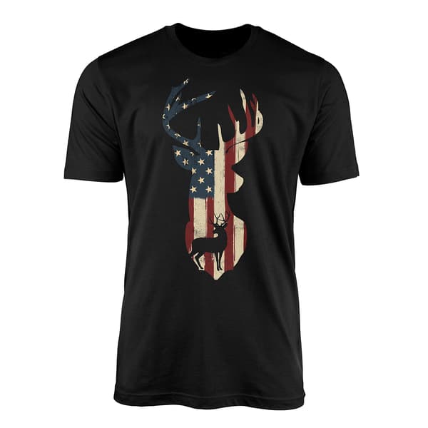 Mens Freedom Buck Short Sleeve Tee - image 