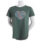 Womens Architect&#40;R&#41; Short Sleeve Heart Graphic Top - image 1
