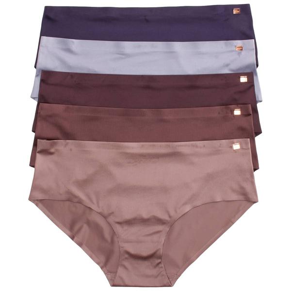 Womens Danskin 5Pk Hipster Panties W/ Charm - DS8585-5PKD - image 